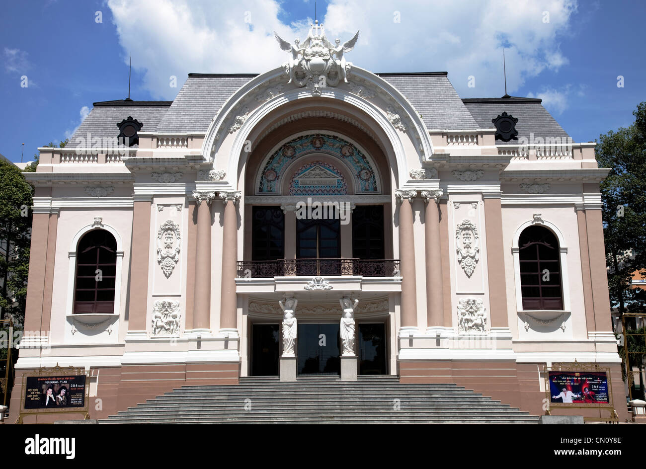 Das Saigon Opernhaus, Ho-Chi-Minh-Stadt-Vietnam Stockfoto