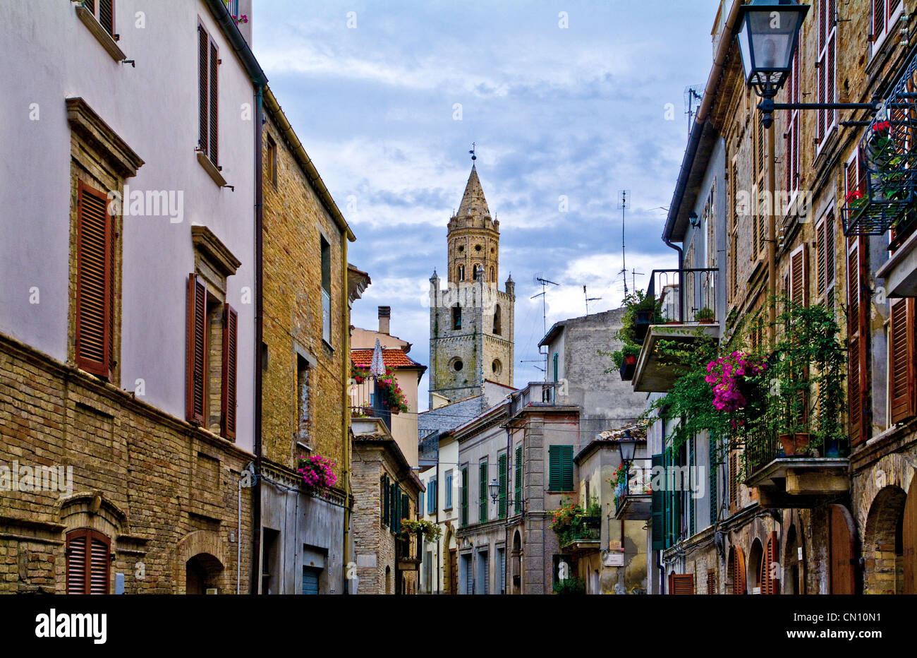 Italien Abruzzen Atri Sankt Maria Assunta Kirche Kathedrale Stockfoto