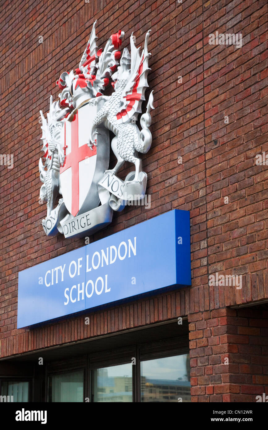 Stadt London School, London, UK Stockfoto