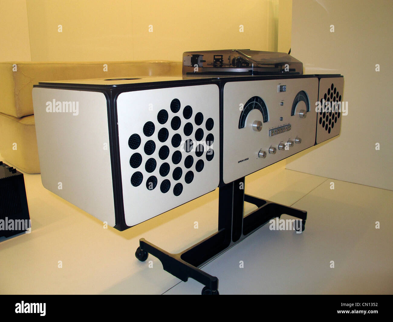 Nostalgie Stereo-audio-player Stockfoto