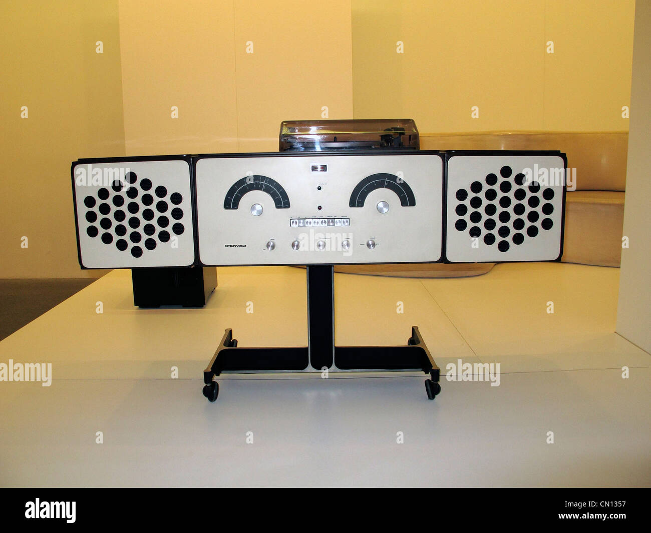 Nostalgie Stereo-audio-player Stockfoto