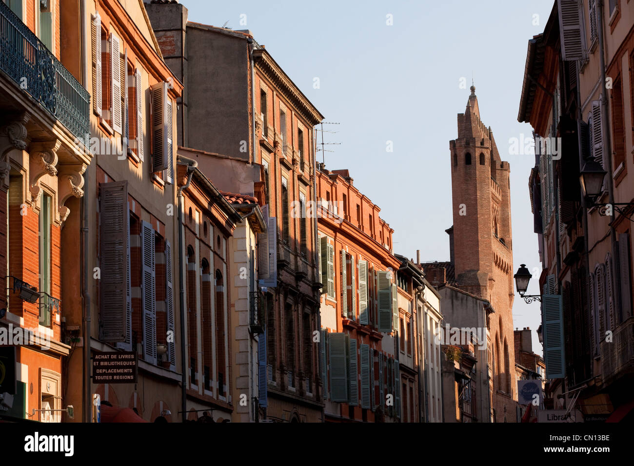 Rue du Taur, im Zentrum von Toulouse, Midi-Pyrenäen, Südfrankreich, Europa. Stockfoto
