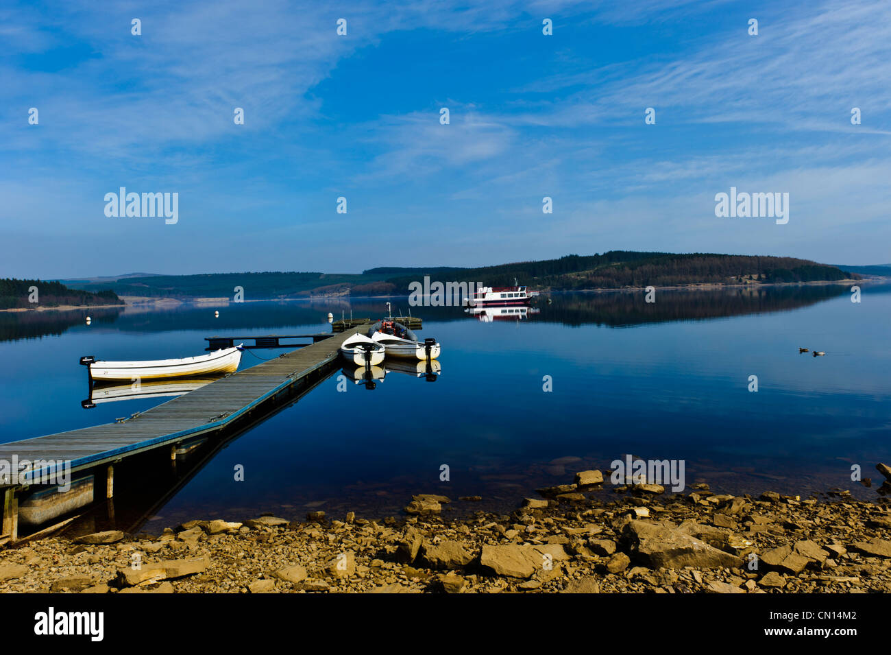 Kielder Reservoir, Leaplish Wasser Park Stockfoto