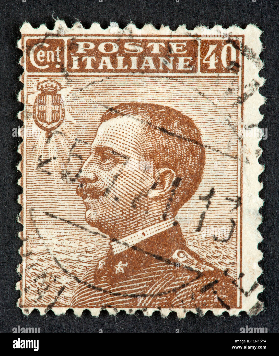Italienische Briefmarke Stockfoto