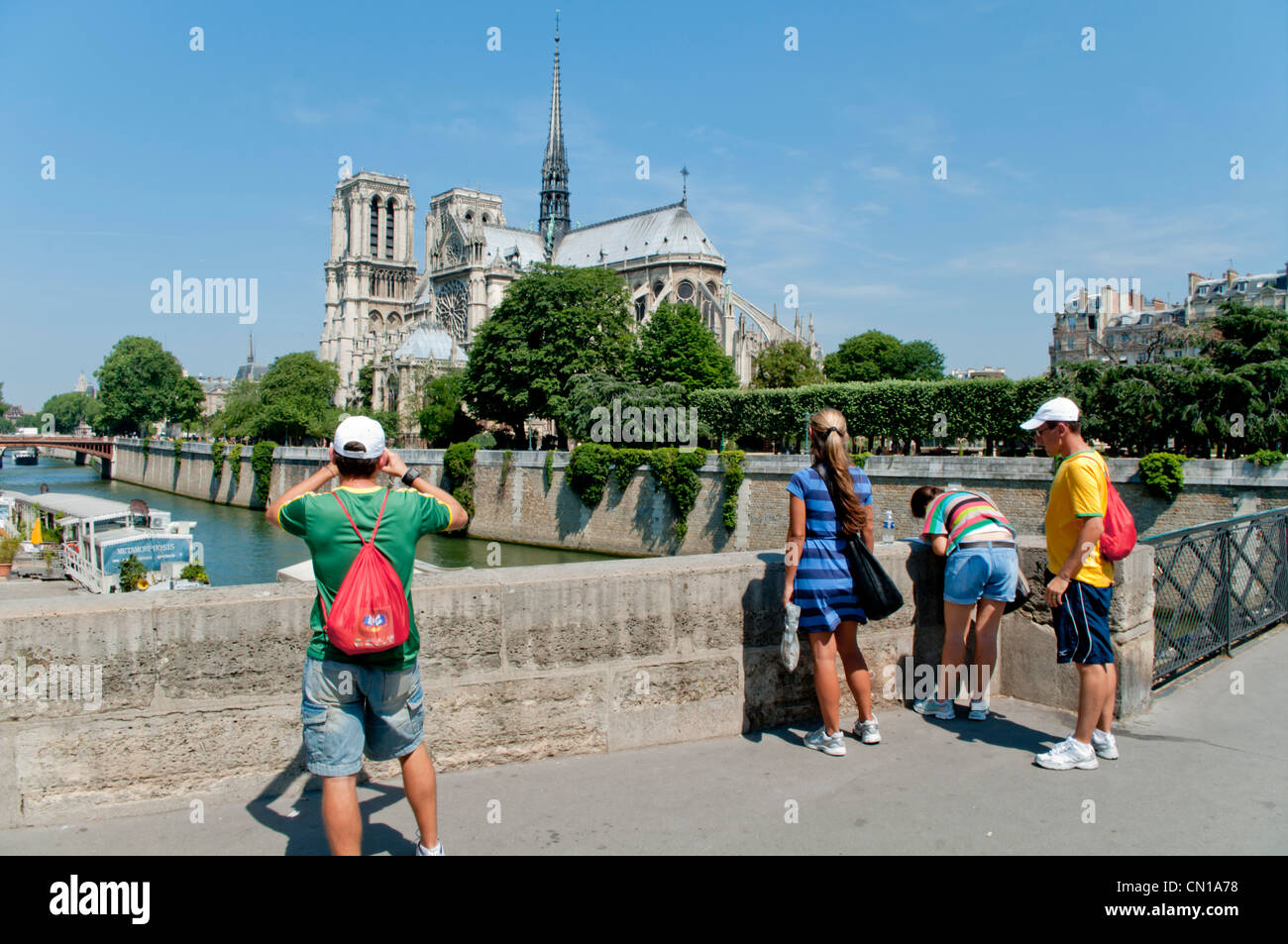 Frankreich, Paris, Notre Dame Tageslicht Stockfoto