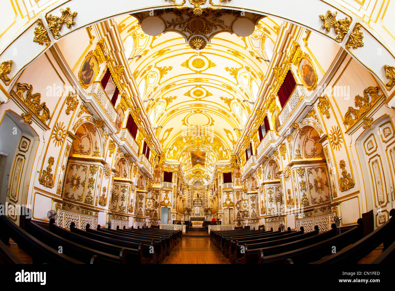 Alte Kathedrale von Rio de Janeiro gewidmet unserer lieben Frau von Mount Carmel Igreja de Nossa Senhora Do Monte Do Carmo da Antiga Se Stockfoto