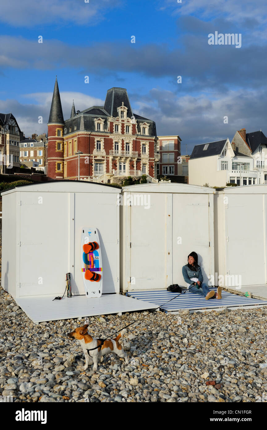 Frankreich, Seine Maritime, Le Havre, die Villa Jules Siegfried ist eines der wenigen Villen, die die Bombardierung überlebt Stockfoto