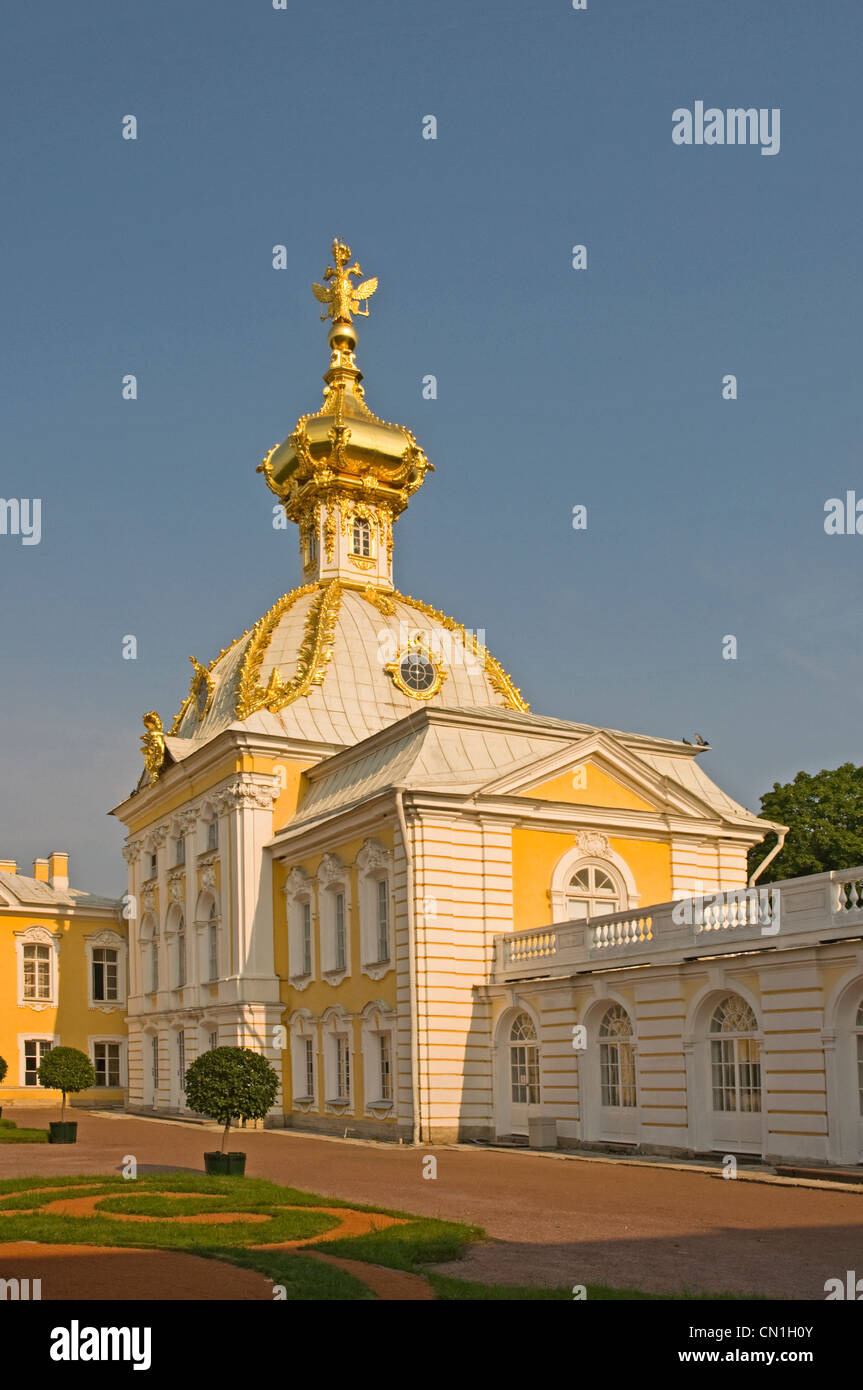 Russland Sankt Petersburg Peterhof Palast (Petrodvorzovyj Anfang des 18. Jahrhunderts) Palast von Peter dem großen Stockfoto