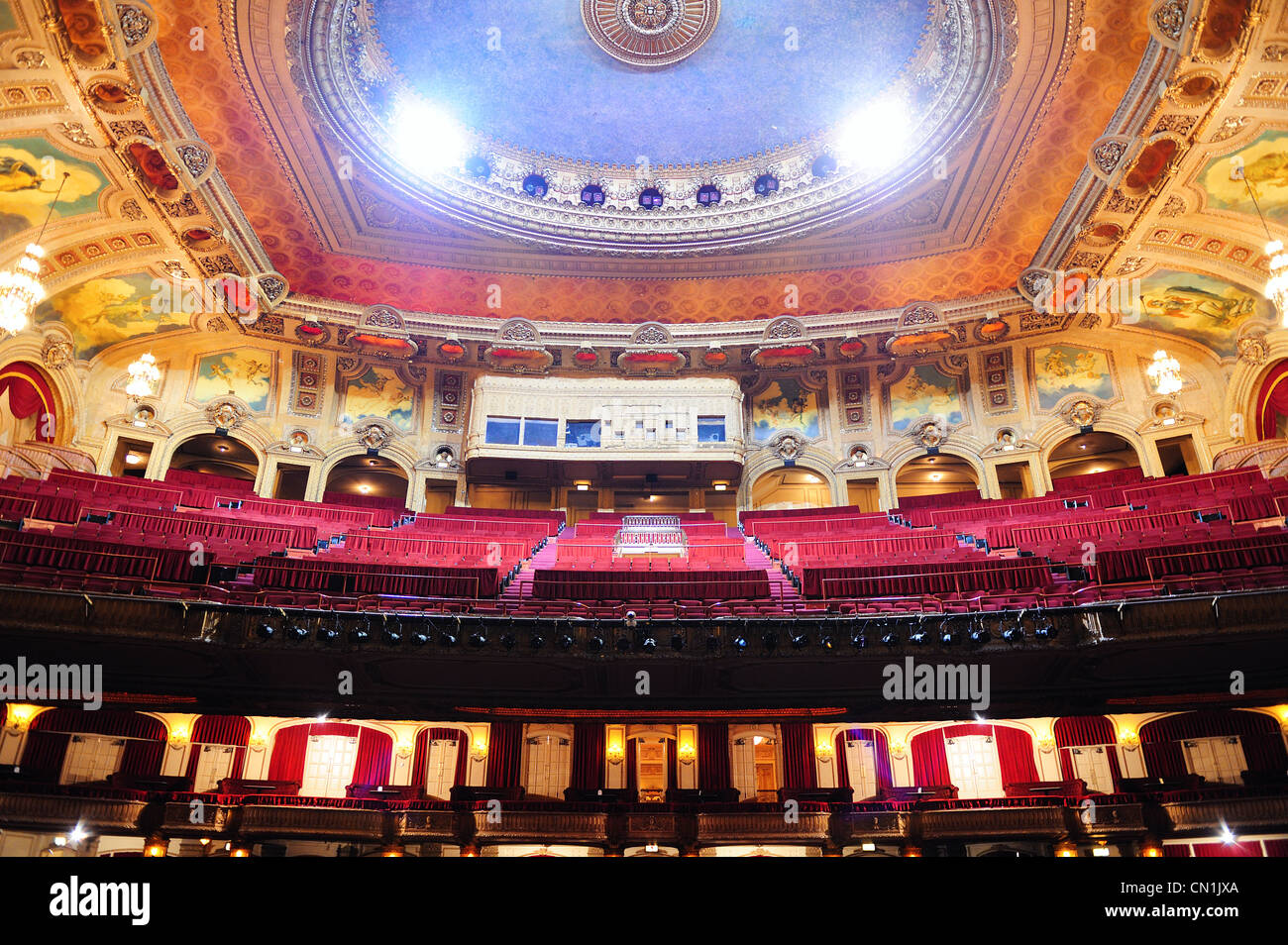 Chicago Theater Innenansicht Stockfoto