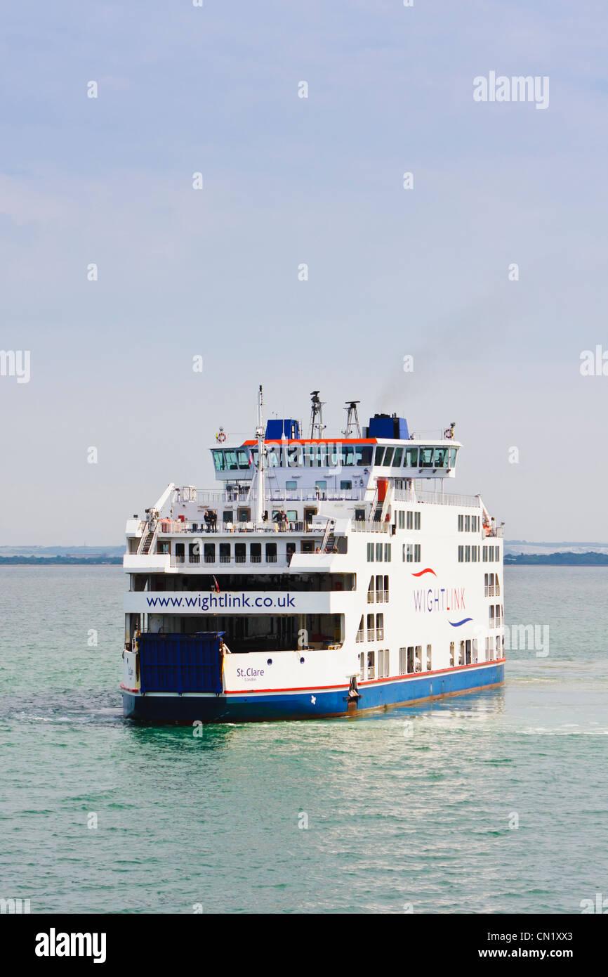 WightLink Isle Of Wight Fähre, UK Stockfoto