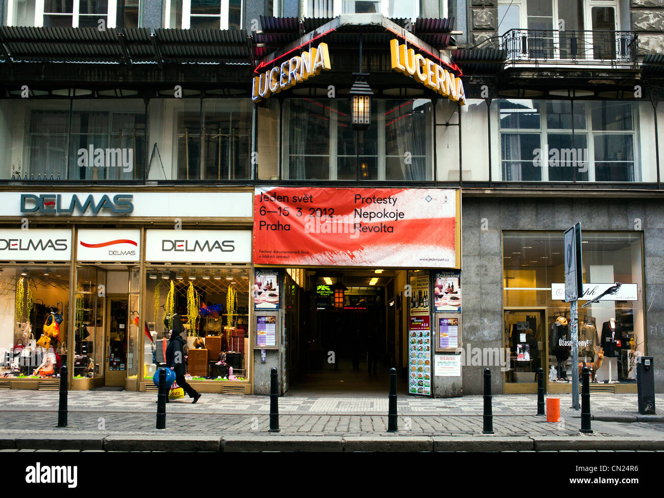 Kino "Lucerna" in Prag, Tschechien am 11. März 2012. (CTK Foto/Krystof Kriz) Stockfoto