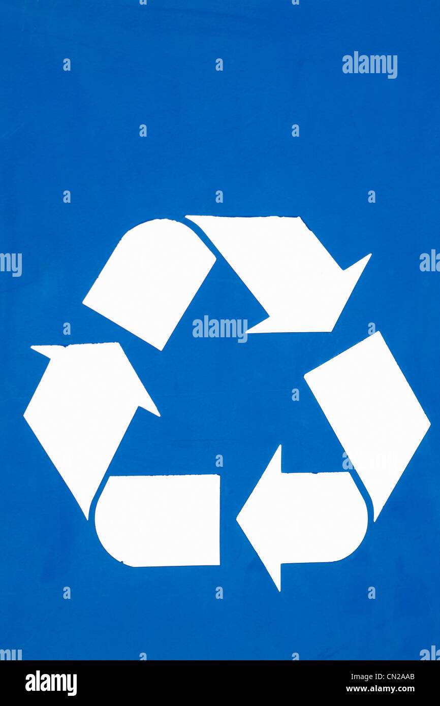 Recycling-Symbol Stockfoto
