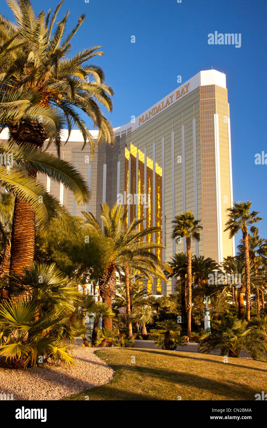 Mandalay Bay Hotel und Casino, Las Vegas, Nevada, USA Stockfoto