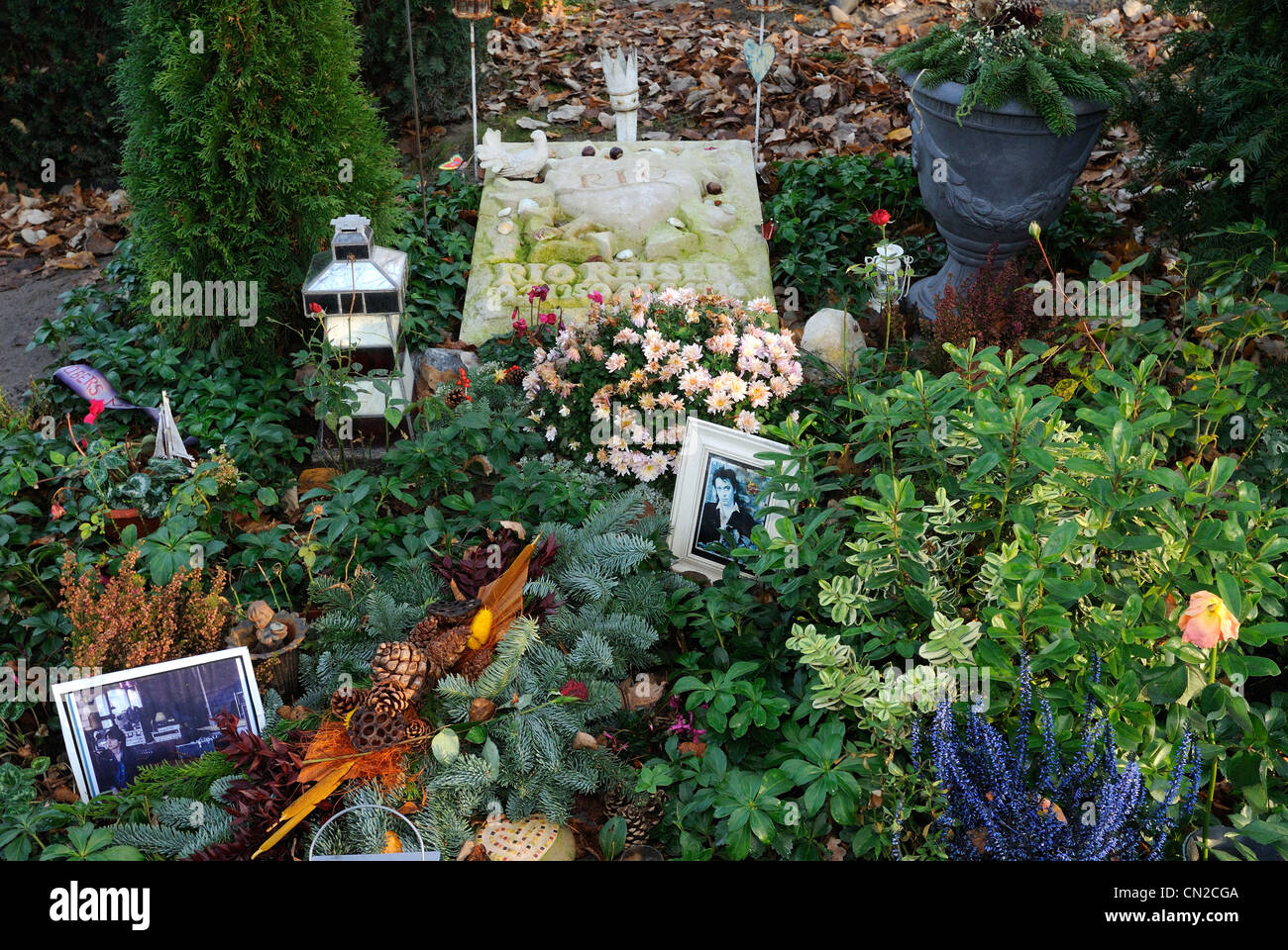 Grab von Rio Reiser, 1950-1996, deutscher Sänger, Songwriter, Musiker, Komponist ("Ton Steine Scherben"), Berlin, Deutschland, Europa Stockfoto