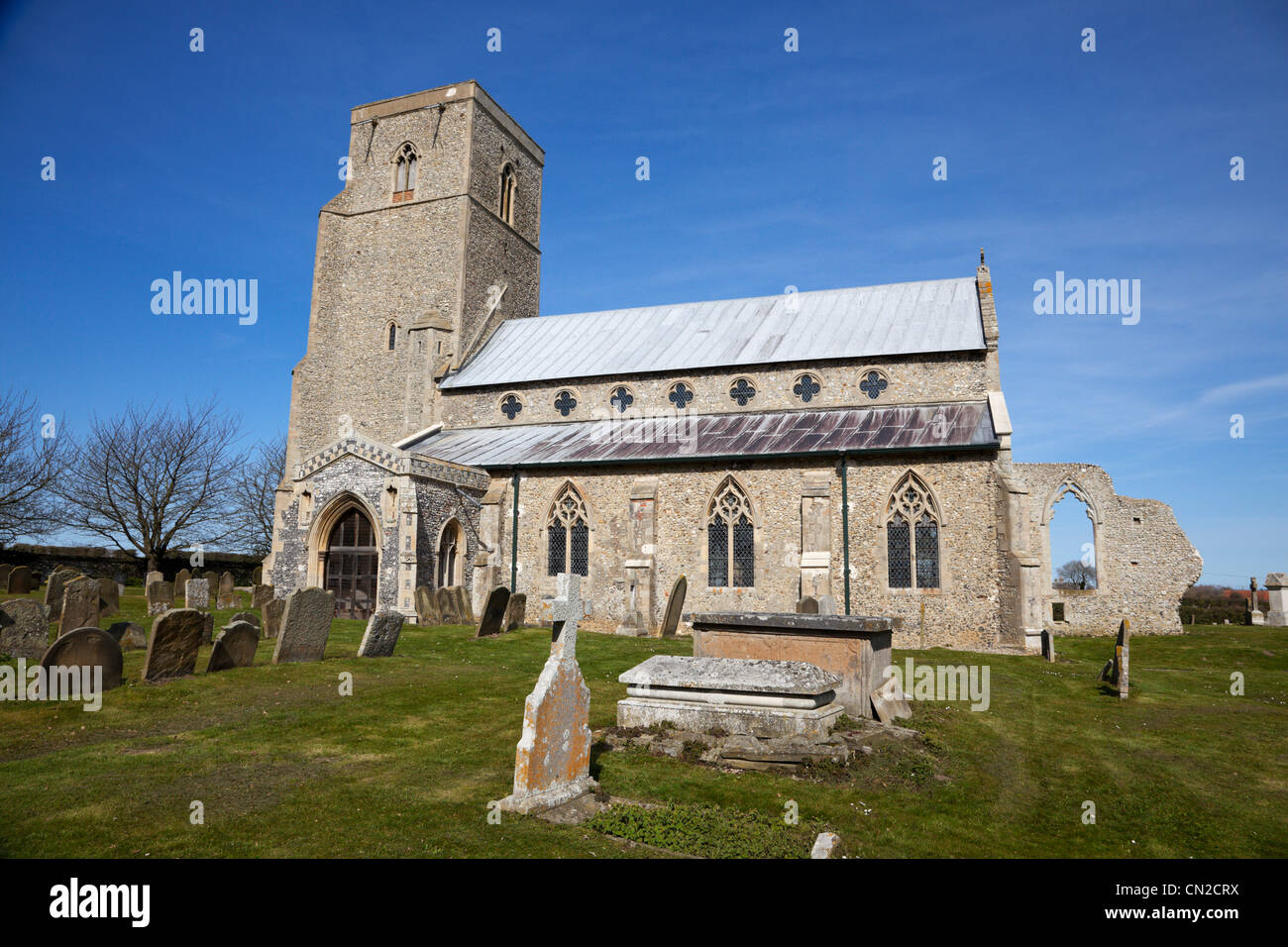 Kirche des Heiligen Petrus, große Walsingham, Norfolk. Stockfoto