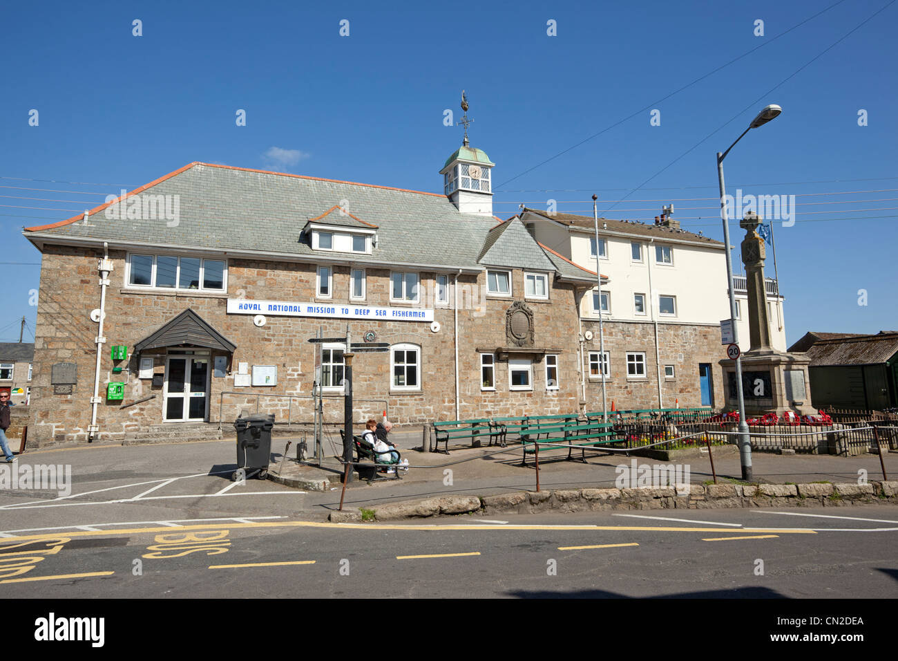 Die königlichen nationalen Mission Deep Sea Fischer in Newlyn, Cornwall UK. Stockfoto