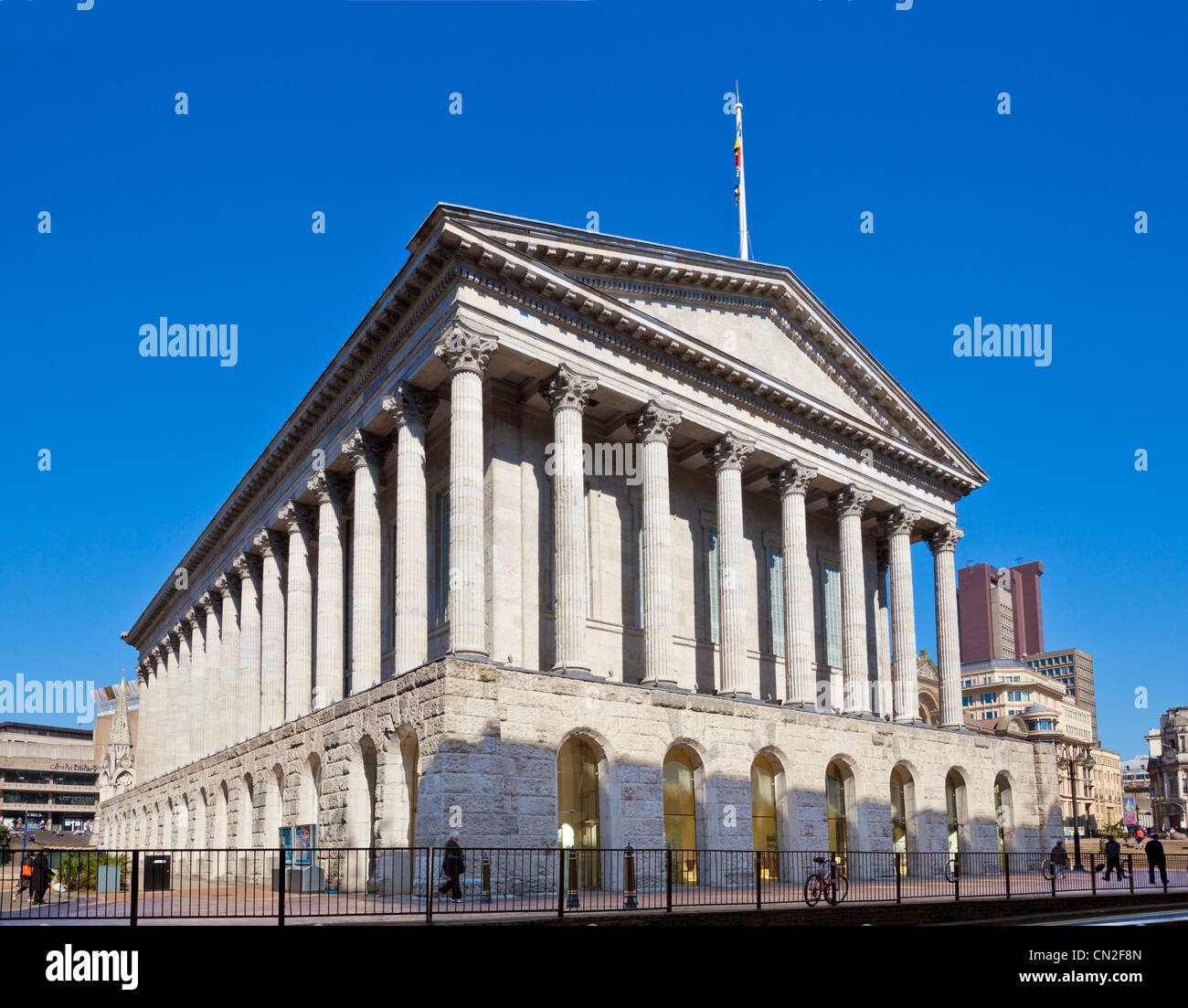 Rathaus-Konzert Veranstaltungsort Victoria Square Stadtzentrum von Birmingham West Midlands England UK GB EU Europa Stockfoto