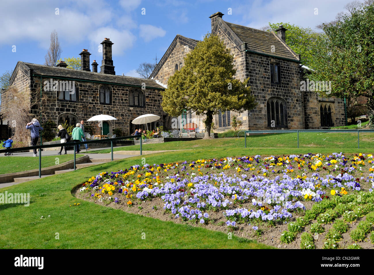 Kirkstall Abbey House Museum und Besucherzentrum, Leeds, West Yorkshire Stockfoto