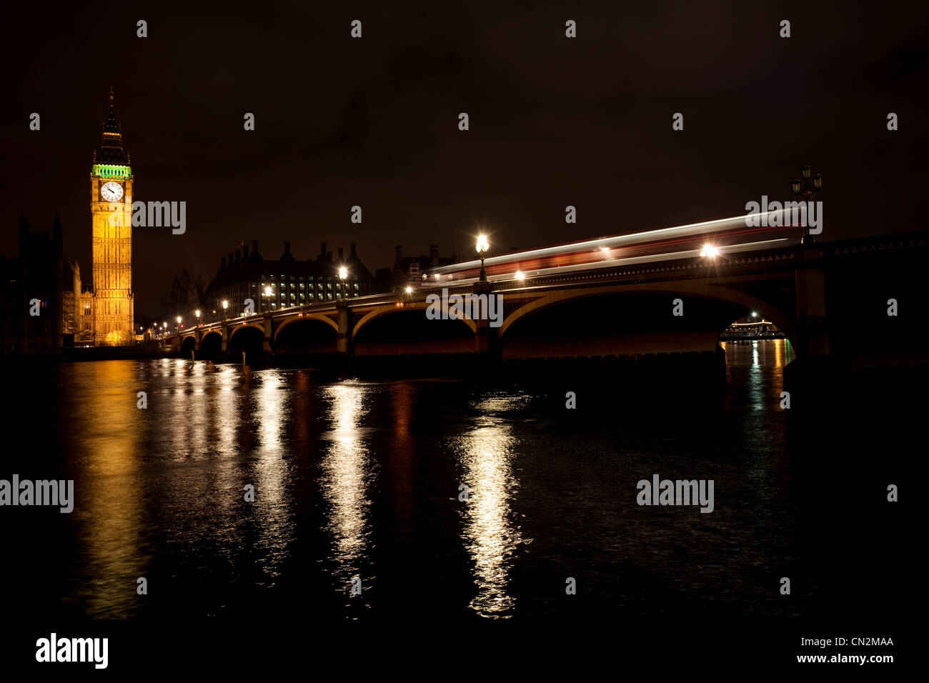 Westminster Bridge und Big Ben, London, UK Stockfoto
