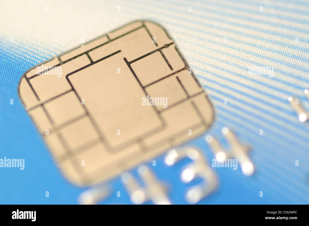 Makro-Business-Chip-Karte Stockfoto