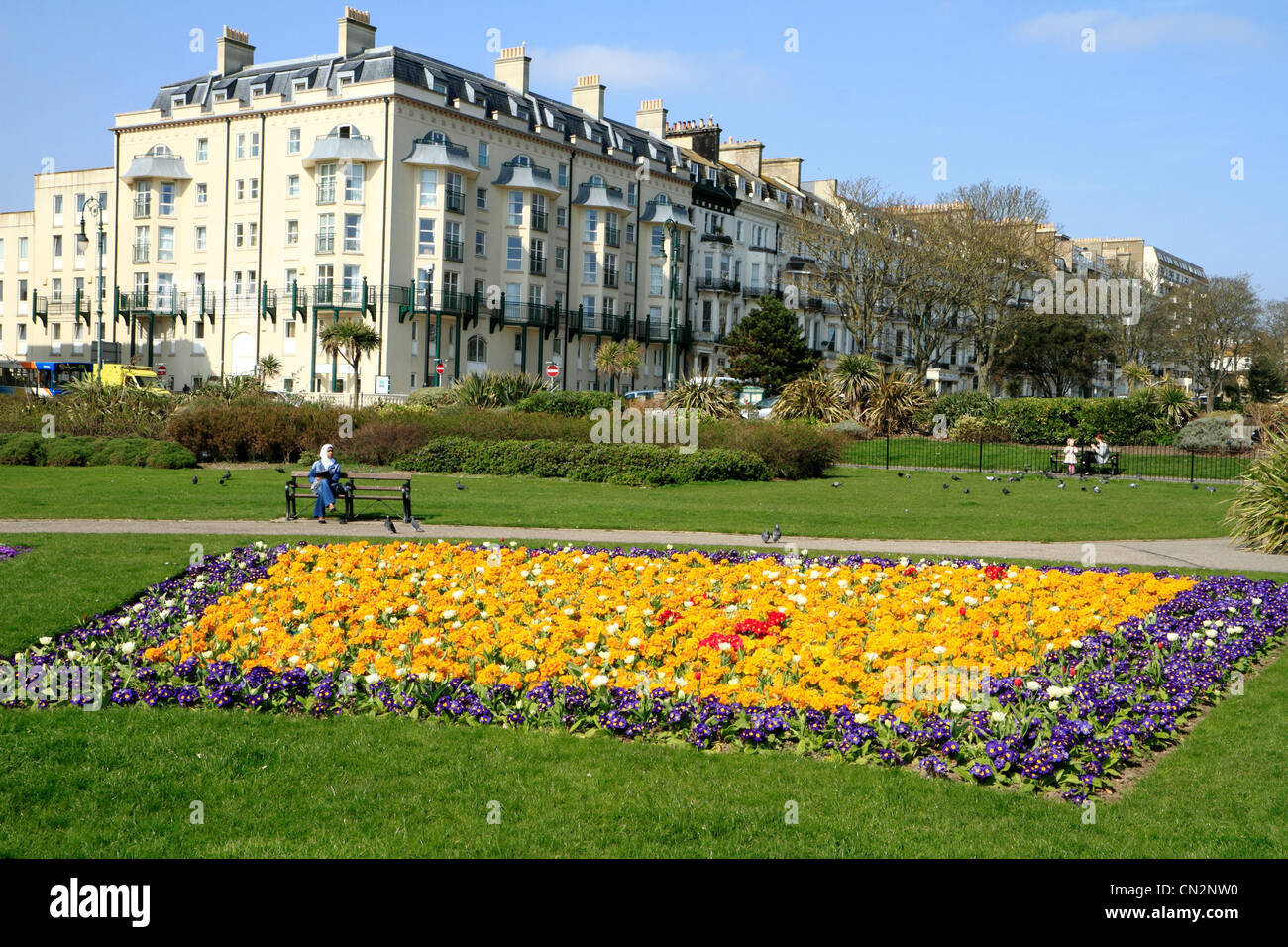 Warrior Square Gardens, St. Leonards, East Sussex, UK Stockfoto