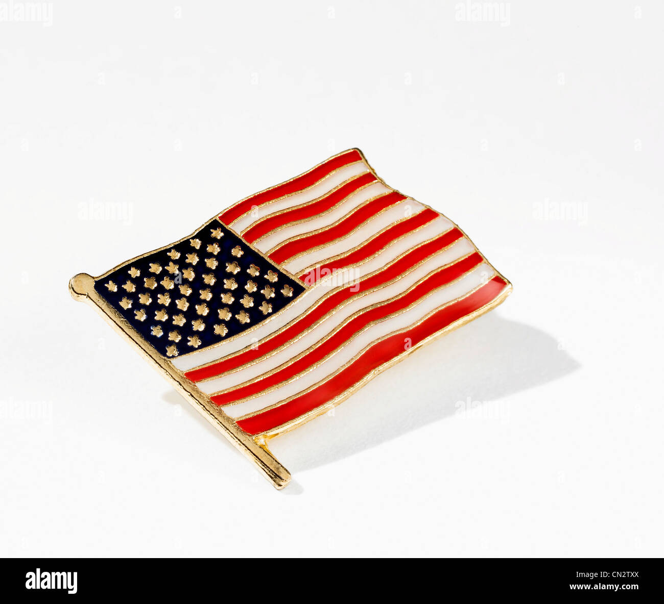 Amerikanische Flagge Pin Stockfoto