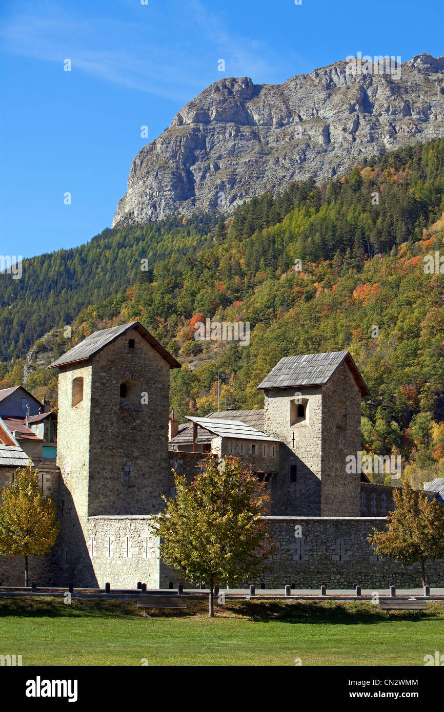 Frankreich, Alpes de Haute Provence, Parc National du Mercantour (Nationalpark Mercantour), Colmars Les Alpes Stockfoto