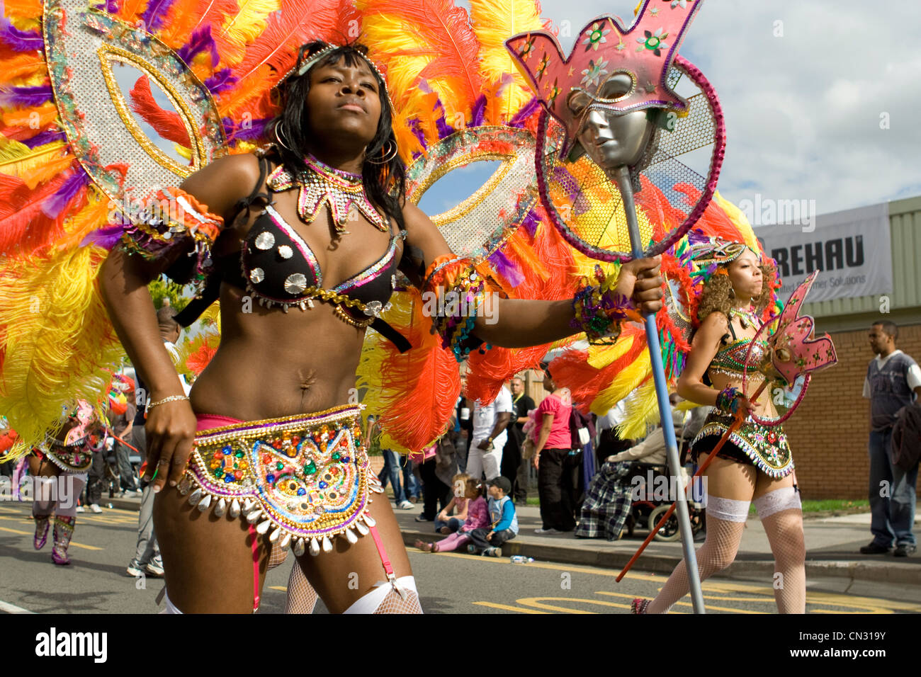 Leeds Westindischen Karneval Stockfoto