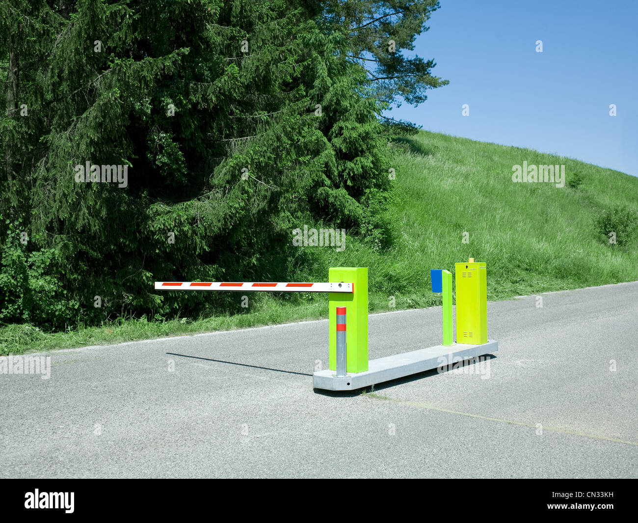 Barrier Straße Stockfoto