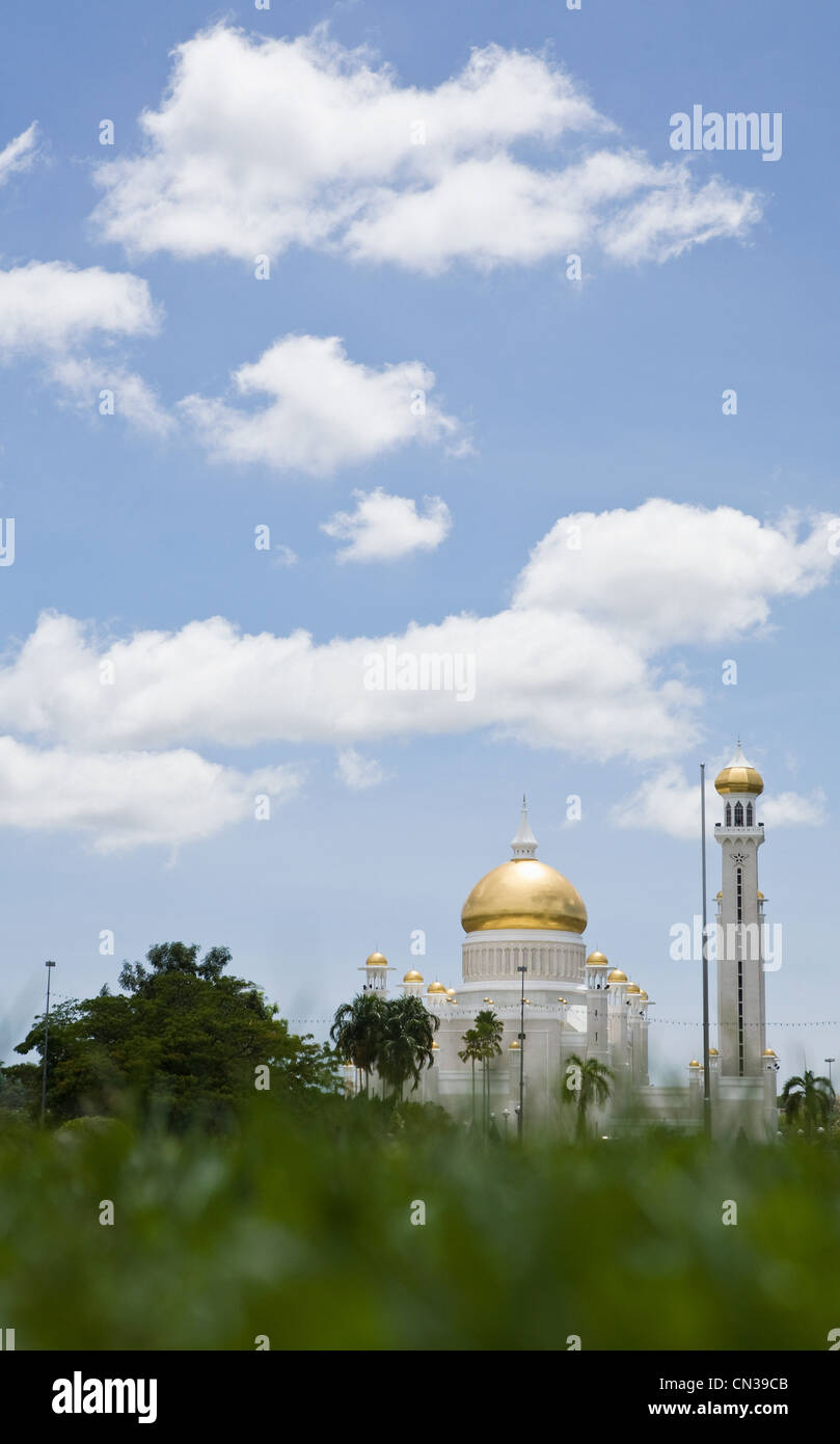 Sultan Omar Ali Saifuddin Moschee, Bandar Seri Bagawan, Brunei Stockfoto