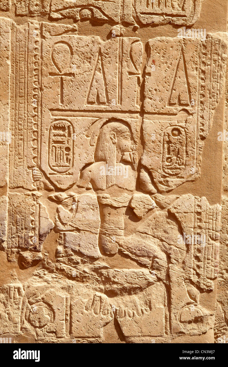 Ägypten - Luxor-Tempel Stockfoto