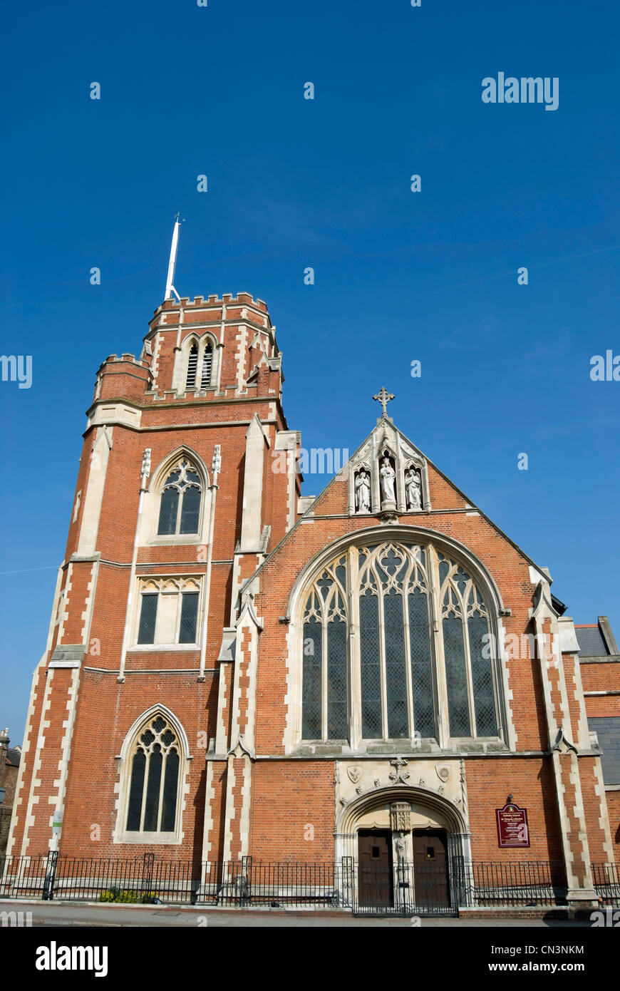 das 19. Jahrhundert St. Thomas Becket Kirche, West Hill, Putney, Südwesten von London, england Stockfoto