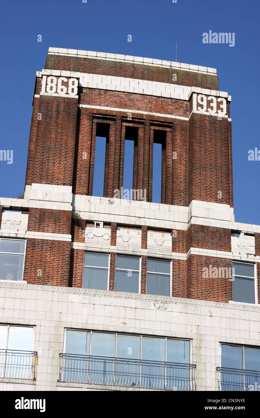 Das Gebäude, ursprünglich bekannt als Wohnturm in Lewisham, dieses Gebäude war der Royal Arsenal Co-Operative Society Flaggschiff Stockfoto