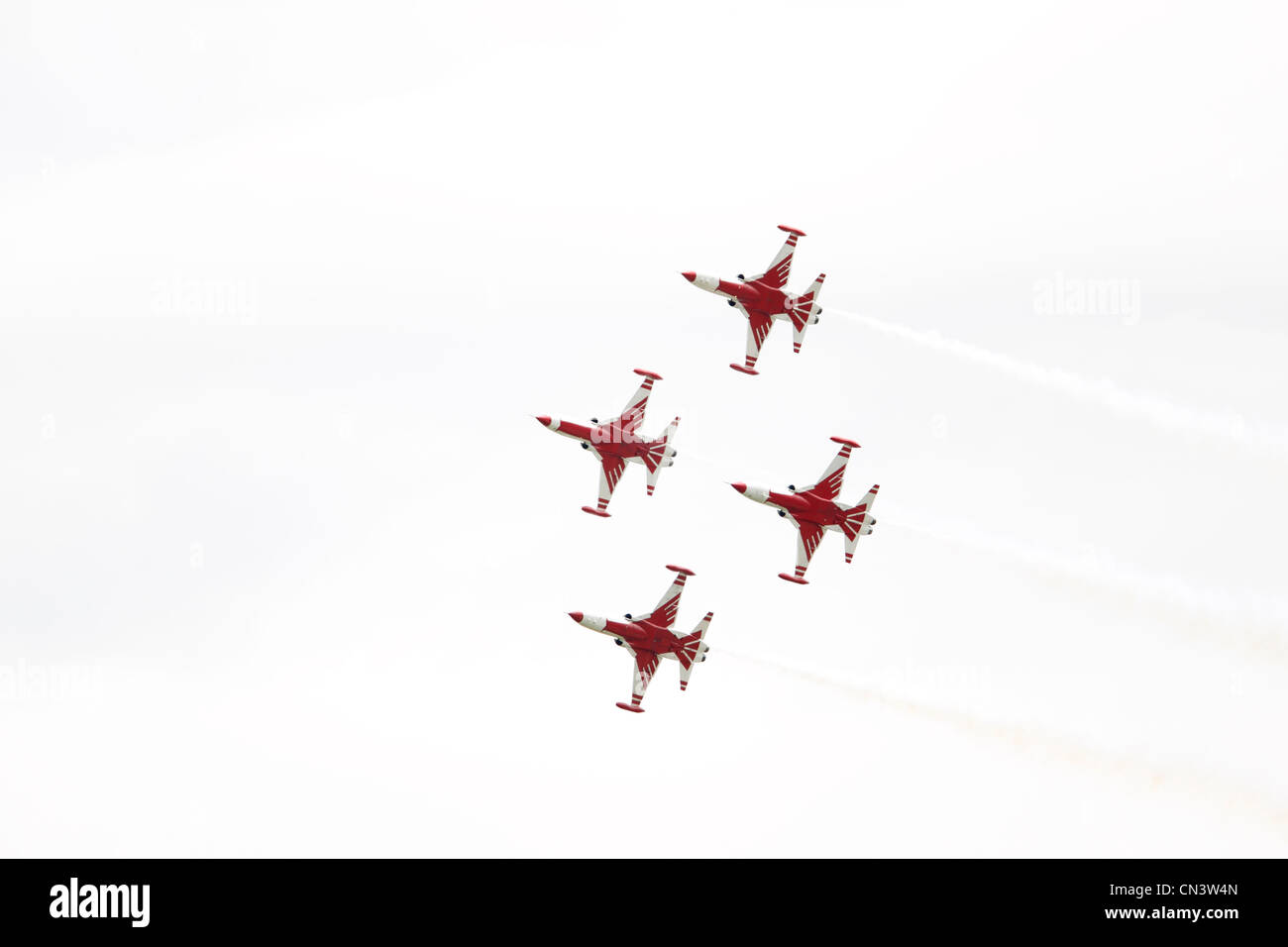 Northrop F-5A Freedom Fighter - Anzeige Turkish Stars Team der türkischen Luftwaffe Stockfoto