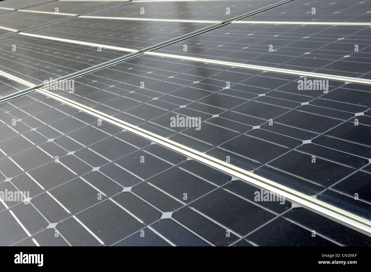 Solar-panels Stockfoto