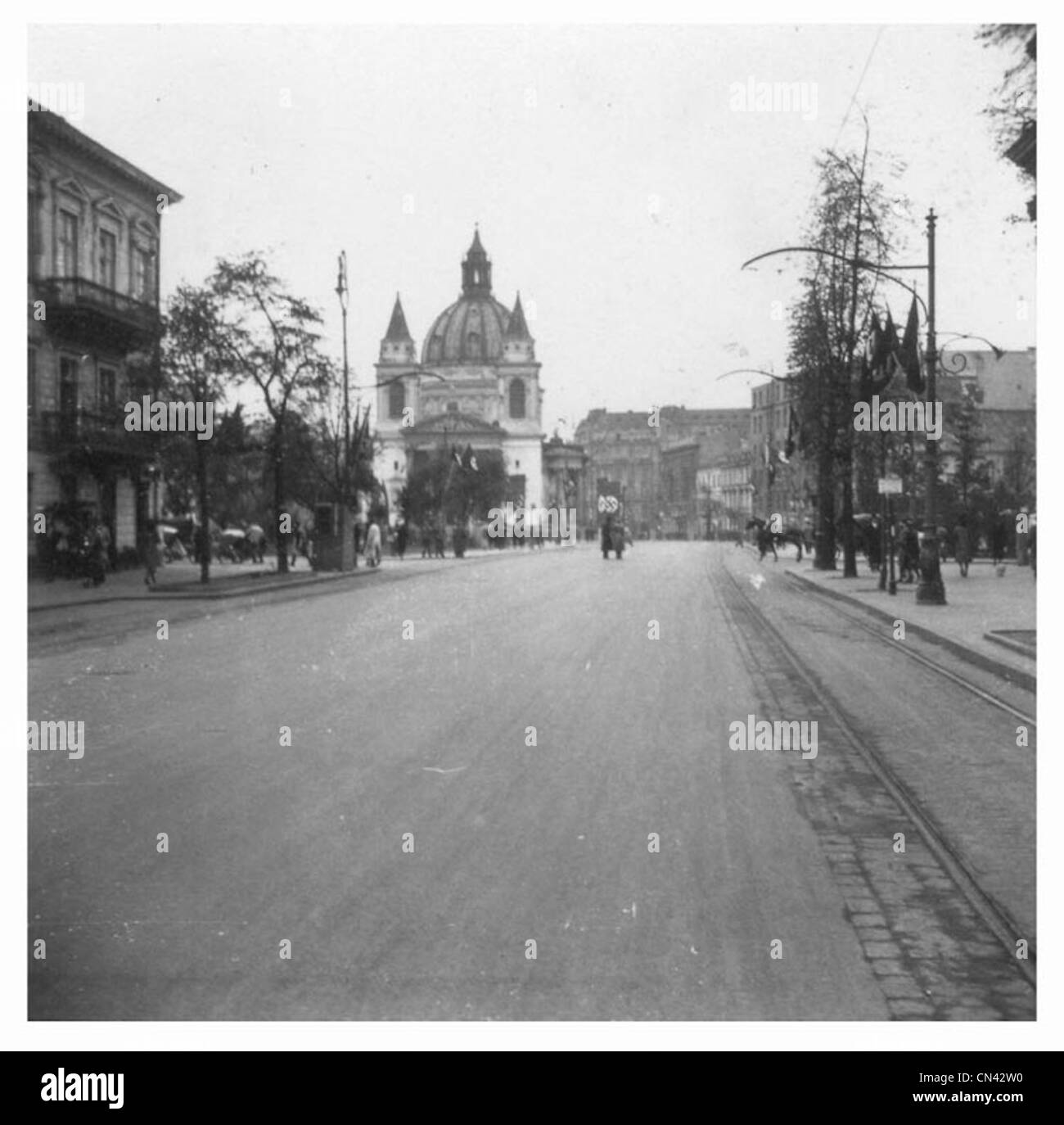 Warschau Polen während des zweiten Weltkrieges Stockfoto