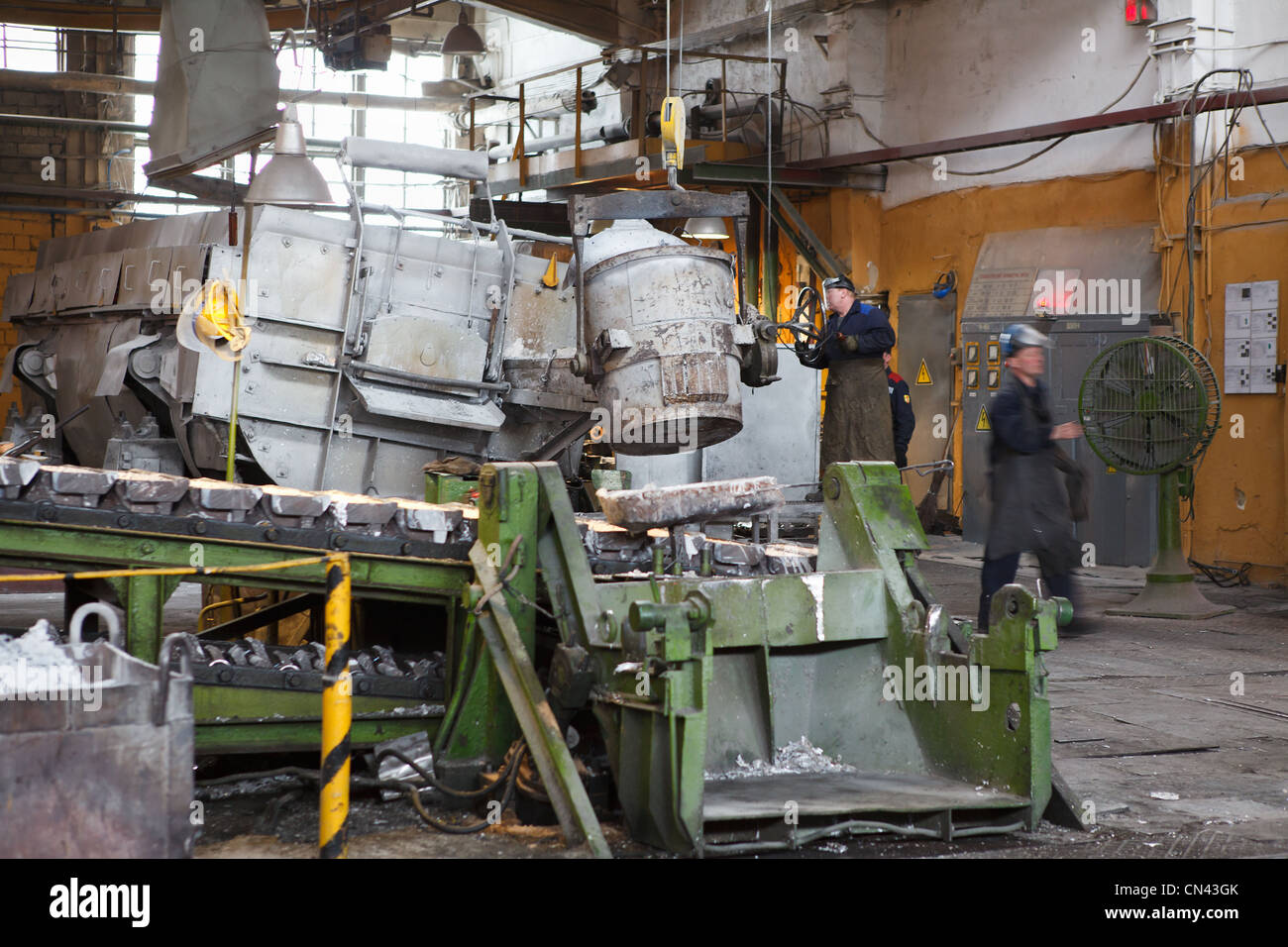 Aluminium Hüttenwerk mit Maschine für die Herstellung von Aluminium