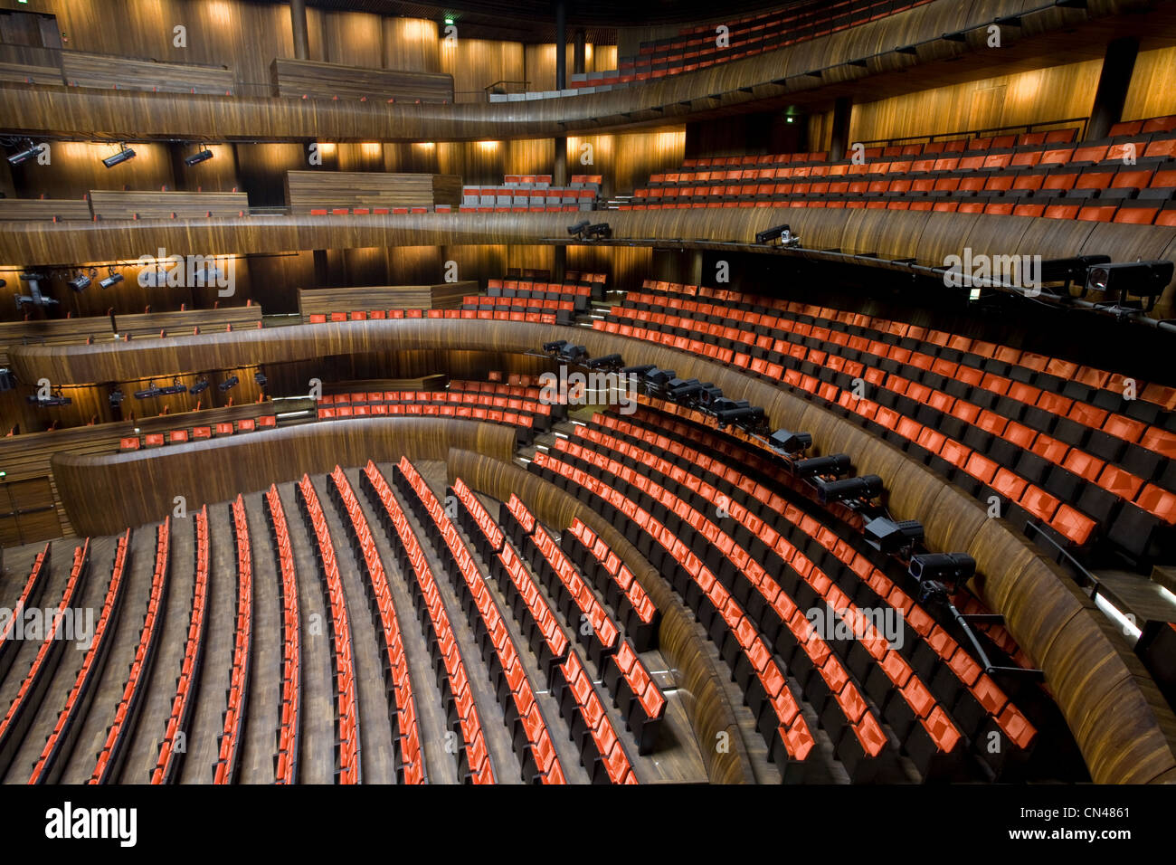 Norwegen, Oslo, in das neue Opernhaus von Snøhetta Architekten Stockfoto