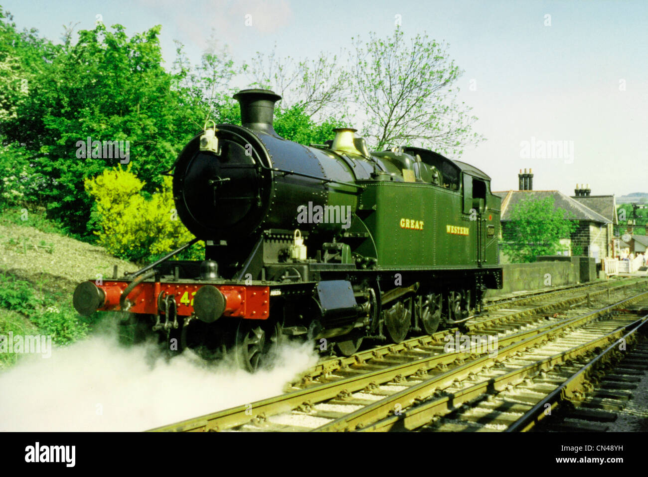4277 GNR 2-8-0 T Great Western Lokomotive Stockfoto
