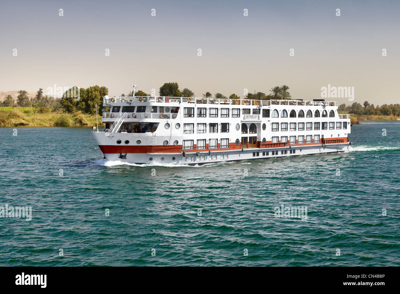 Ägypten - Kreuzfahrt auf dem Nil bei Assuan Stockfoto