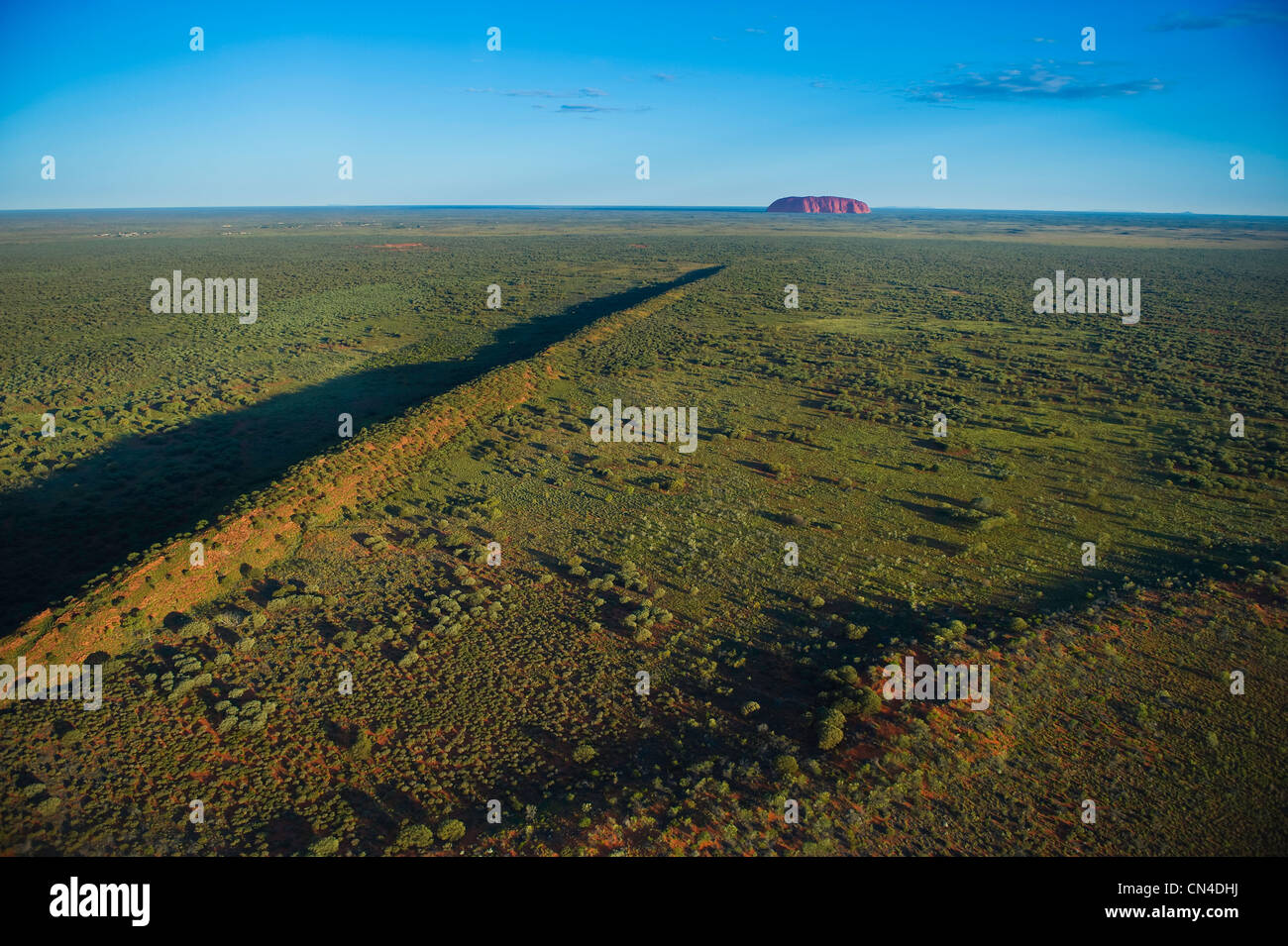 Australien, Northern Territory, Uluru-Kata Tjuta National Park als Weltkulturerbe der UNESCO, Ayers Rock oder Uluru aufgeführt, Stockfoto