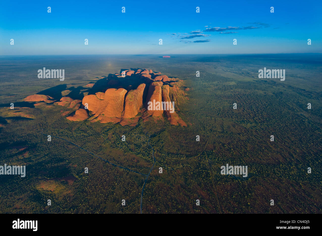 Australien, Northern Territory, Uluru-Kata Tjuta National Park als Weltkulturerbe der UNESCO, die Olgas oder Kata Tjuta aufgeführt ein Stockfoto