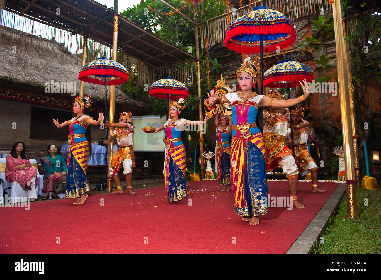 Indonesien, Insel Bali Ubud Village, Ubud Palast, Legong Tanz Stockfoto