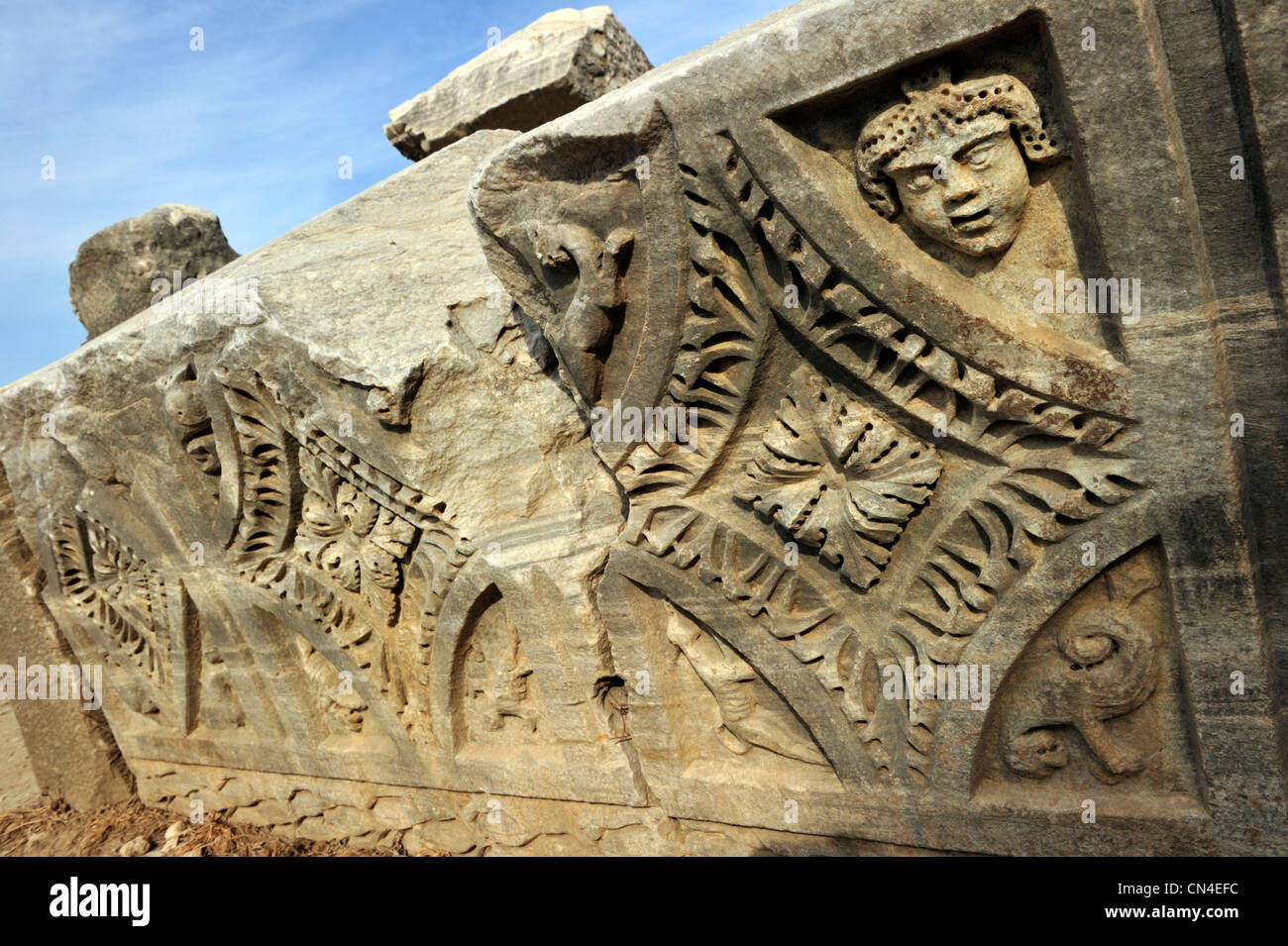 Türkei, Mittelmeerregion, türkische Riviera, Pamphylien, Perga antiken Ort Stockfoto