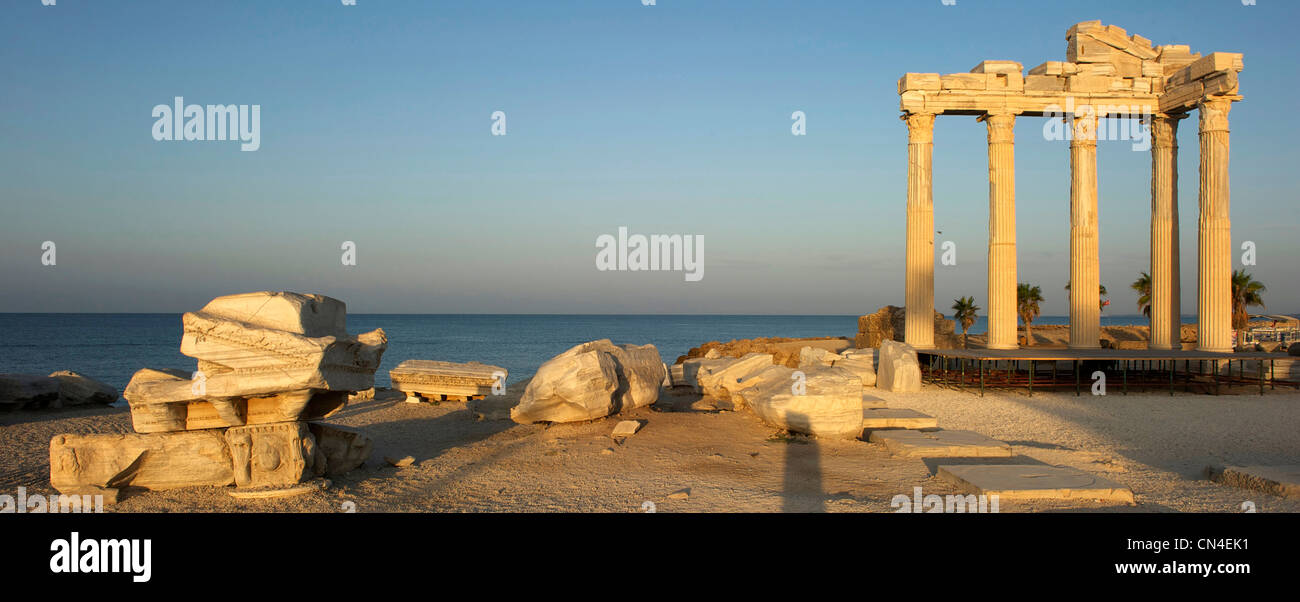 Türkei, Mittelmeer-Region, türkisfarbenen Küste, Pamphylien, Seite, Apollo-Tempel Stockfoto