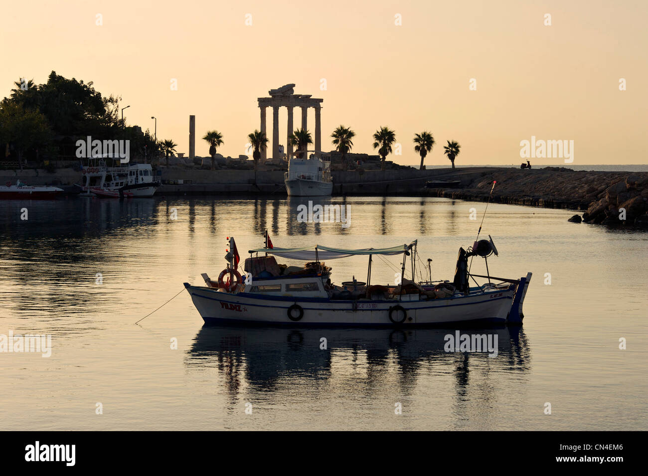 Türkei, Mittelmeer-Region, türkisfarbenen Küste, Pamphylien, Seite, Apollo-Tempel Stockfoto
