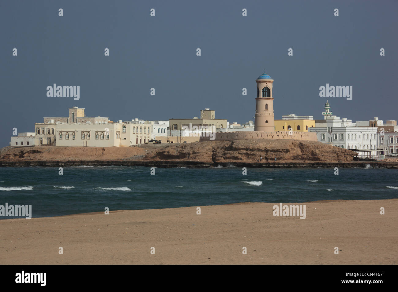 Al-Ayjah Bei Sur, Oman Stockfoto