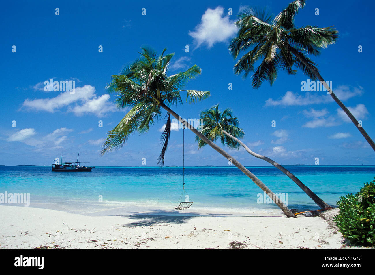 Malediven, Kudabandos Insel Stockfoto