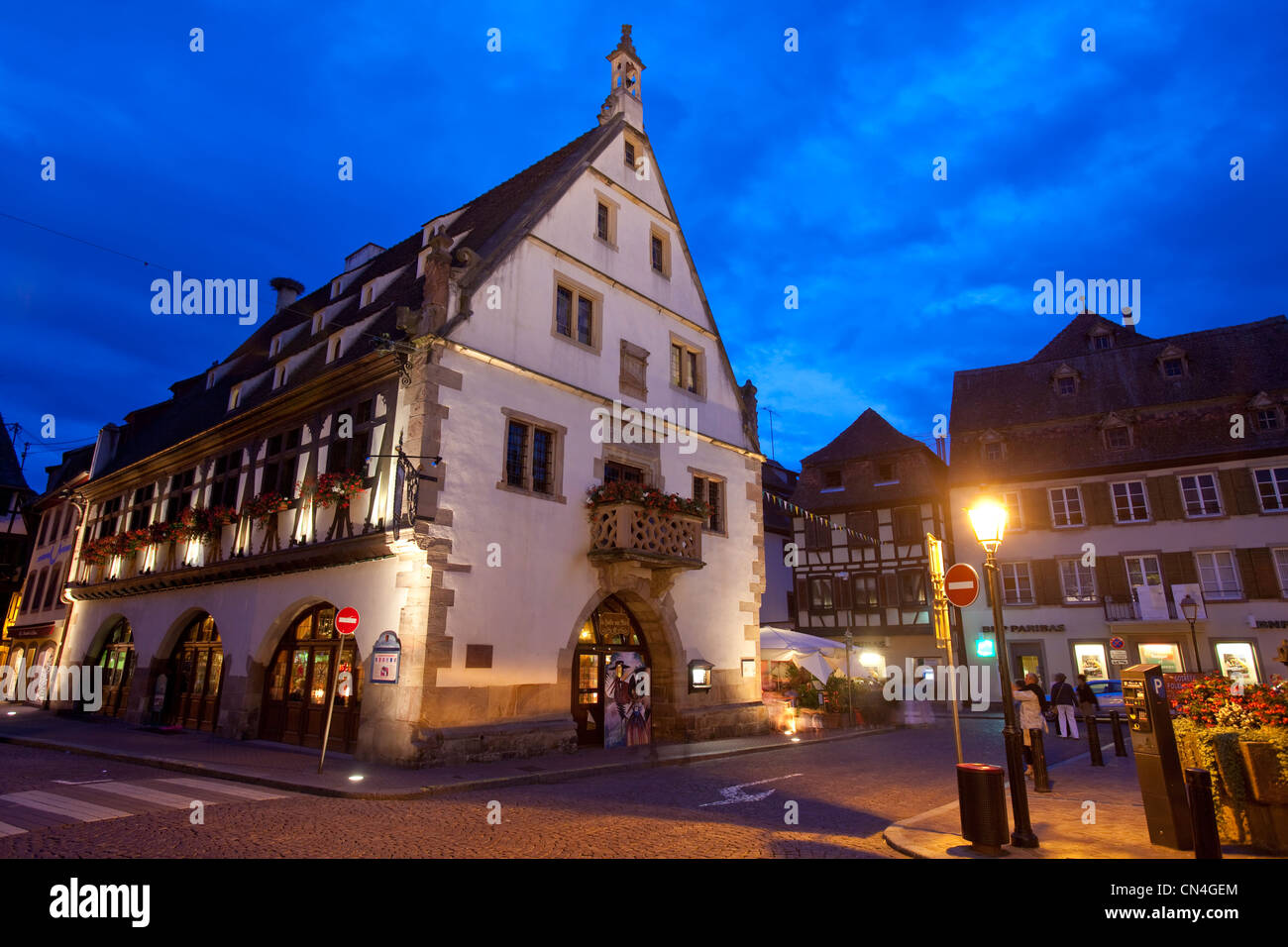 Frankreich, Bas Rhin, Obernai, Corn Exchange-Haus Stockfoto