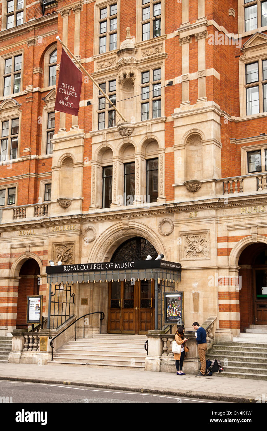 Das Royal College of Music in Kensington London Großbritannien Stockfoto